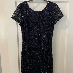Mid length sequin Adrianna Papell Size 10 sequin dress